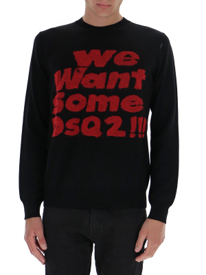 Dsquared2 Crewneck Knit Sweater