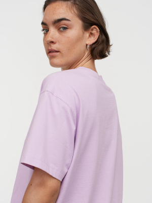 Wide-cut Cotton T-shirt