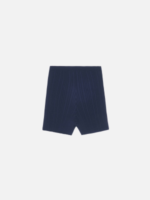 Dion Lee Pinnacle Float Rib Short - Midnight