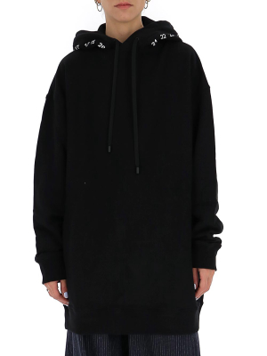 Maison Margiela Numbers Logo Oversized Hoodie