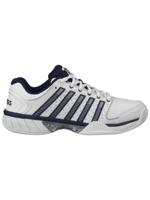 03379-167-m | Mens Hypercourt Express Leather | White/navy/silver