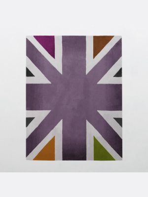 Piccadilly Circus Collection 100% Wool Area Rug In Assorted Colors