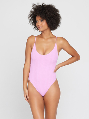 Pointelle Rib Gianna One Piece Swimsuit