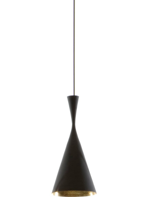 Beat Light Tall Pendant - Black