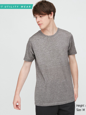 Men Dry-ex Crew Neck Short-sleeve T-shirt