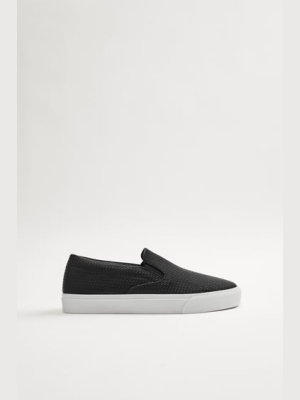 Woven Slip On Sneakers