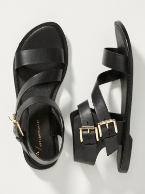 Asymmetrical Gladiator Sandals