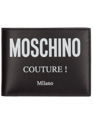 Moschino Logo Bifold Wallet