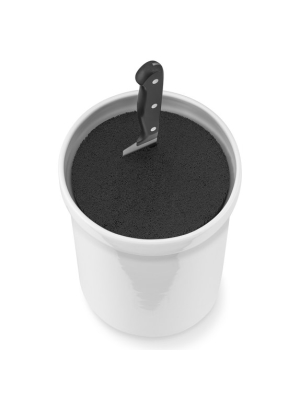 Williams Sonoma Ceramic Knife Holder With Kapoosh® Insert - Autumn