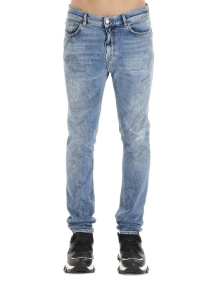 Buscemi Distressed Skinny Jeans