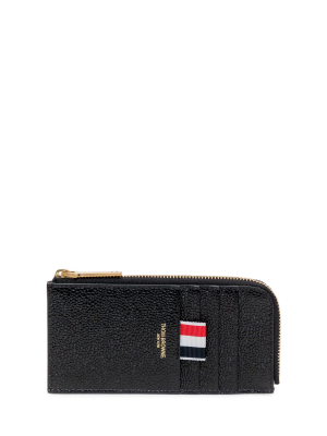 Thom Browne Pebbled Half-zip Around Wallet