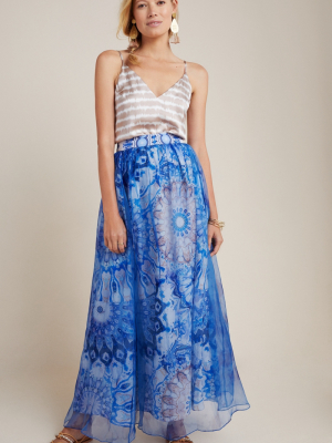 Swetha Silk Maxi Skirt