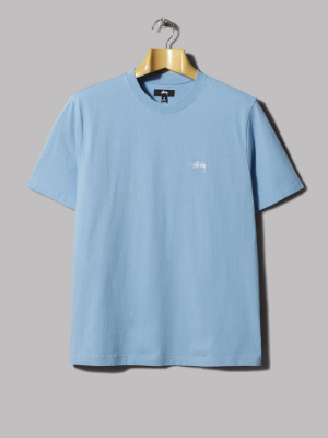 Stüssy Stock Logo Crew Tee (blue)