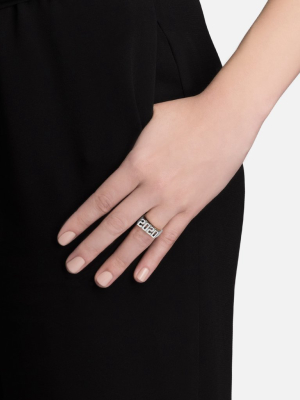 Numero Ring, Sterling Silver