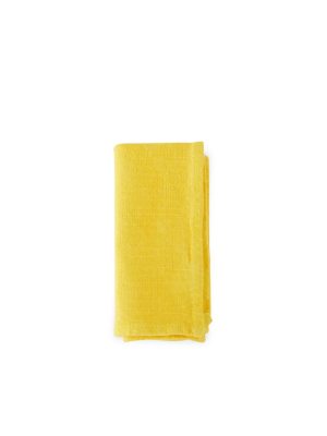 Wilde Linen Napkin In Yuzu