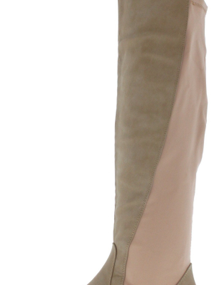 Moore1 Nude Back Panel Riding Boot