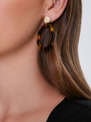 Tortoiseshell Drop Earrings