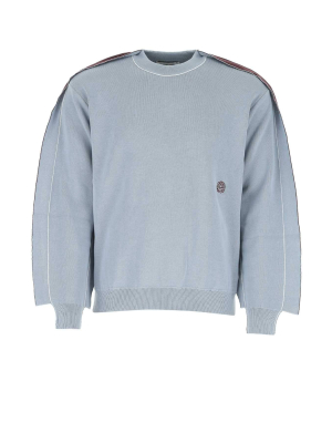 Ambush Two-tone Fine Knit Jumper