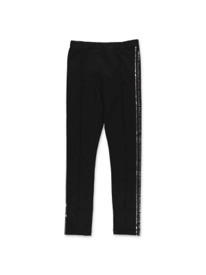 Balmain Kids Side Logo Tape Track Pants