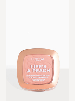 L'oréal Paris Life's A Peach Blush Powder