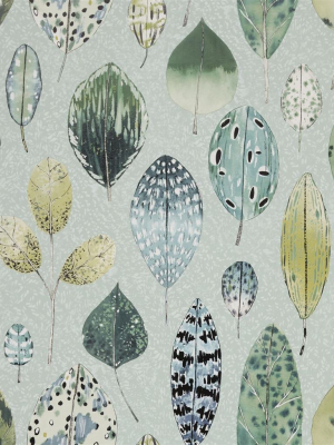 Tulsi Wallpaper In Dove From The Zardozi Collection By Designers Guild