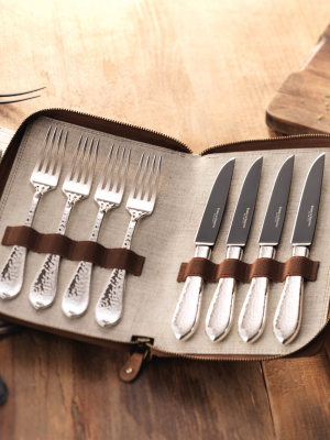 Martelé Black Frozen Steak Set