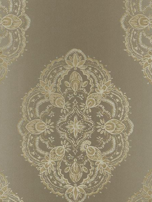 Mirador Taupe Global Medallion Wallpaper From The Alhambra Collection By Brewster Home Fashions