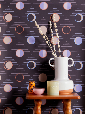 Geo Moon Removable Wallpaper