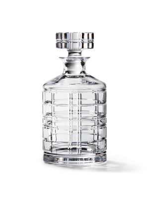 Hudson Plaid Decanter