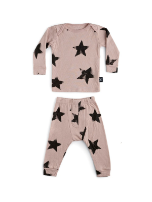 Nununu Star Baby Set - Powder Pink