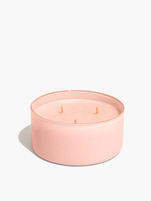 Large Matte Glass Candle