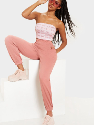 Dusty Pink Casual Jogger