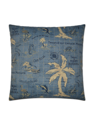 D.v. Kap Island Song Outdoor Pillow