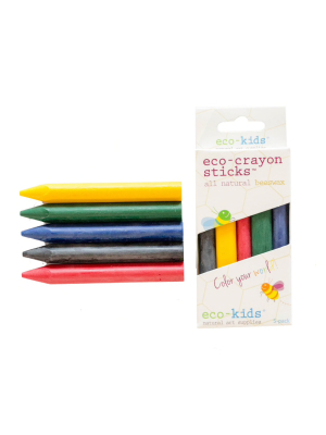 Eco Kids Stick Crayons 5 Pack