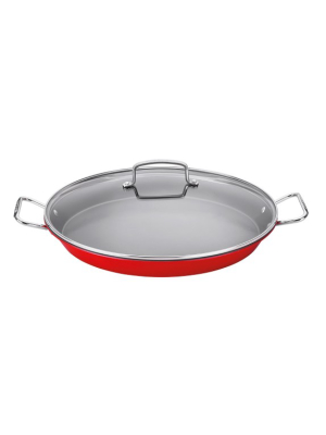 Cuisinart Nonstick Paella Pan With Glass Cover, 15"