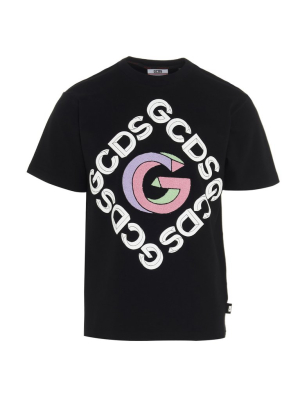 Gcds 3d Logo Print Crewneck T-shirt