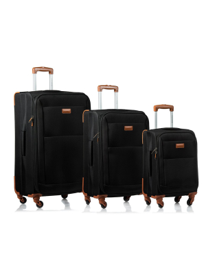 Champs 3-piece Classic Softside Luggage Set