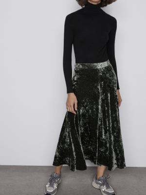 Velvet Skirt