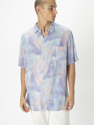 Barney Cools Sea Spray Holiday Short Sleeve Button-down Shirt