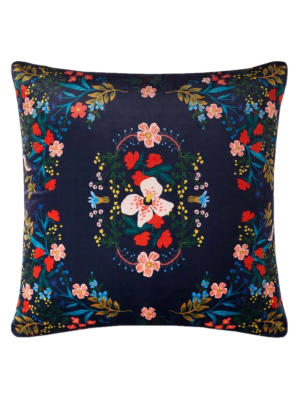 Loloi Rifle Paper Co. Pillow Navy/multi