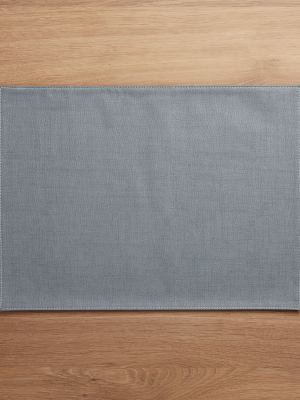 Shiloh Easy-care Slate Blue Placemat