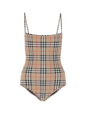 Burberry Vintage Check One-piece Swimsuit