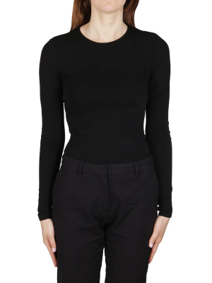 Maison Margiela Long-sleeve Bodysuit Top