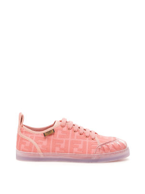 Fendi Panelled Low-top Sneakers