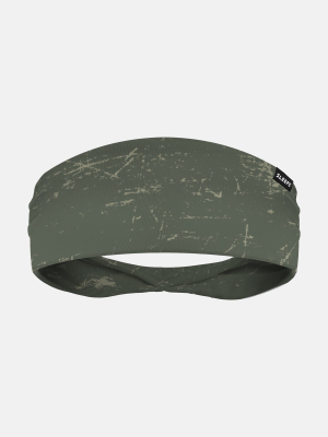 Green Camo Grunge Headband