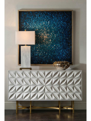 Ghost White Credenza