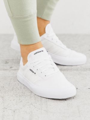 Adidas Originals 3mc Vulc Sneakers In White
