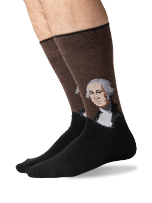 Men's George Washington Crew Socks