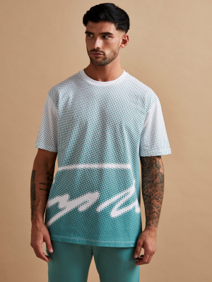 Signature Green Half Tone T-shirt