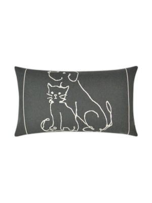 D.v. Kap Fur Babies Lumbar Pillow